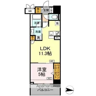 L’ENVOL MEIEKI【6階】の間取り