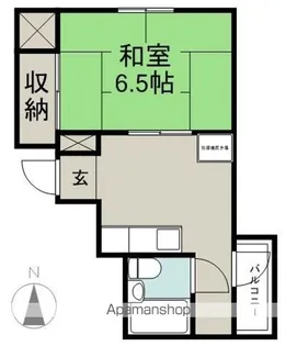 クーフナガノ【2階】の間取り