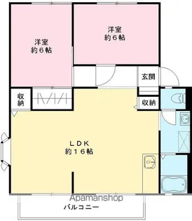 サンビレッジアヴェニューC【202号室号室】の間取り