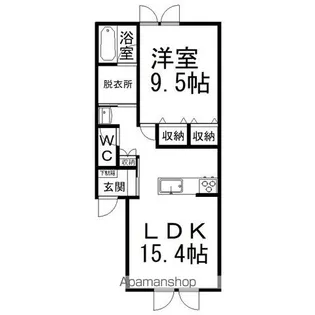 ラーチ【2階】の間取り