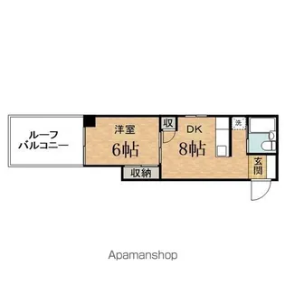 ウィンド聖蹟桜ヶ丘【4階】の間取り
