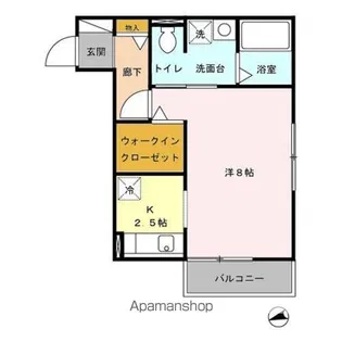 グランドソレーユ A棟【2階】の間取り