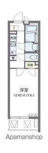 クレイノファインライズ【202号室】の間取り
