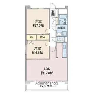 サンパーク一社【1階】の間取り
