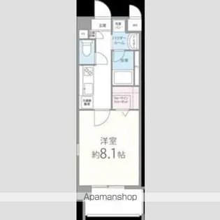 サルデーニャ【4階】の間取り