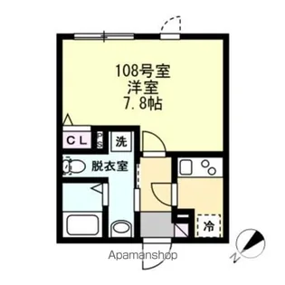 シールーム鵠沼海岸【1階】の間取り