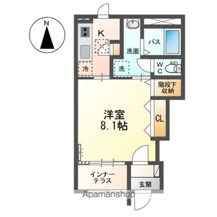 イーストゲート・スクエア【1階】の間取り