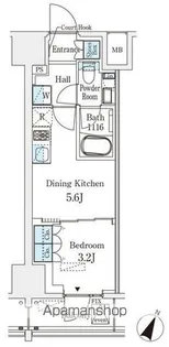 ベルファース神田神保町【7階】の間取り