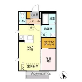 アンシャンテ東方【2階】の間取り