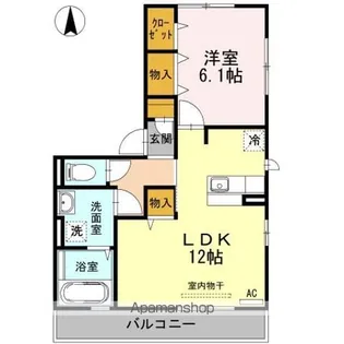 アン ソレイユ Amn【3階】の間取り