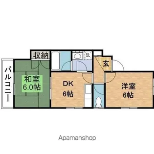 ハイムリバティⅡ【1階】の間取り