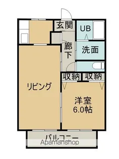 Tハイム【Ⅰ202号室】の間取り