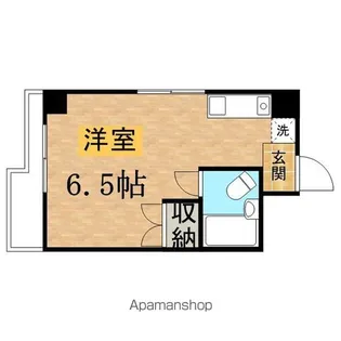 1Rの間取り画像