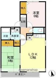 ガーデンコート・アヤ【2階】の間取り