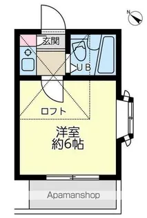 ルネ余丁町【2階】の間取り