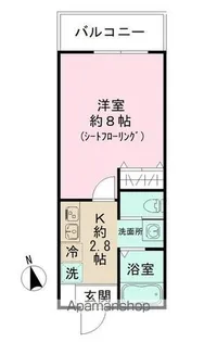 キャメル南流山8【3階】の間取り