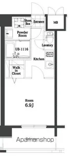 エンクレスト天神MODE【8階】の間取り