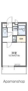 レオパレス橘【1階】の間取り
