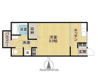 SKハイツ【202号室】の間取り