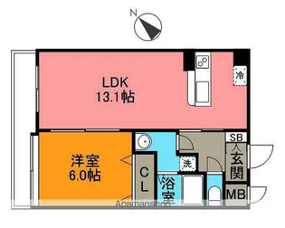 ホープSパレス【3階】の間取り