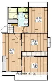 アビタシオン天王I【1階】の間取り
