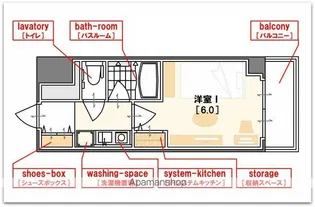 エスリード本町【5階】の間取り