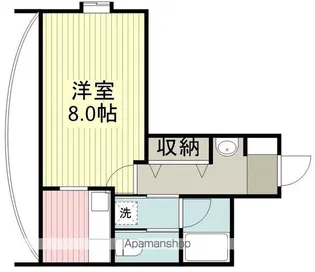 山咲ビル【5階】の間取り