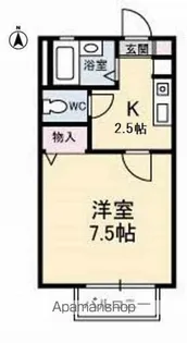 エターナル・レイ D棟【2階】の間取り