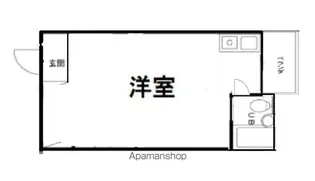 コスモス住道【210号室】の間取り