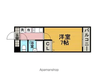 カサミラ【605号室】の間取り