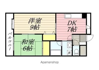 ガーデンステージ大橋【601号室】の間取り