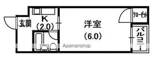 バードヒル古川橋【2階】の間取り