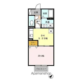 メルベーユ・S【2階】の間取り