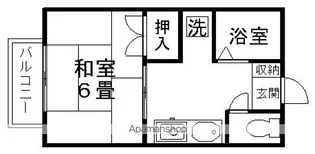 ジュネス追分【102号室】の間取り