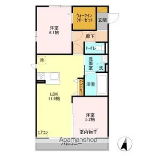 五反田ガーデン【2階】の間取り