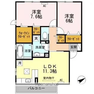 M’Z COURT【1階】の間取り