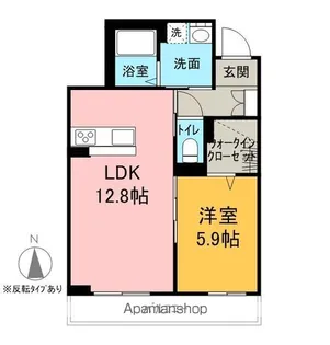 TRUST TAKAIDE(トラストタカイデ)【2階】の間取り