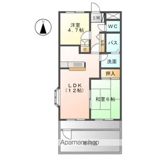 ウイング21【1階】の間取り