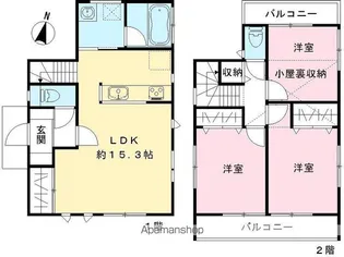 埼玉県さいたま市岩槻区城南4丁目【一戸建】の間取り
