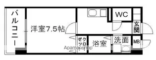 URBANISM大江【3階】の間取り
