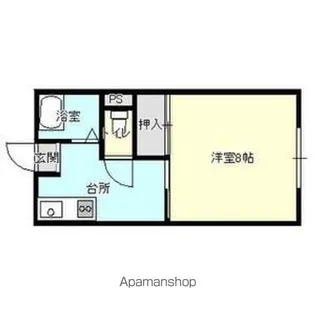 ジュネスみうら【102号室】の間取り