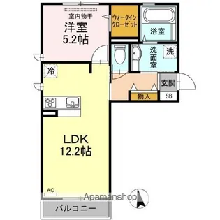 グランド ソレイユ B棟【2階】の間取り