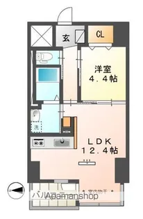 CONFORTO紺屋町【3階】の間取り