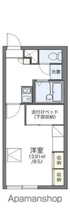 レオパレスKINOSHITA【1階】の間取り