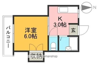 アバンギャルド・リビエール【2階】の間取り