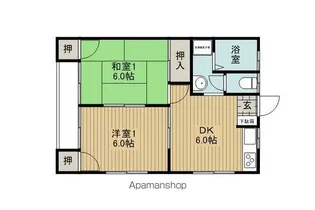 パーラーSACHI【101号室】の間取り