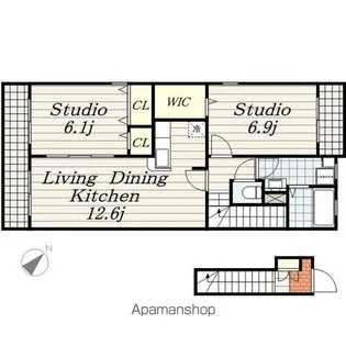 コンフォート111【2階】の間取り