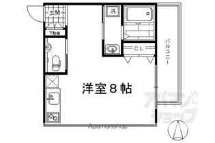 東医ビル【202号室】の間取り