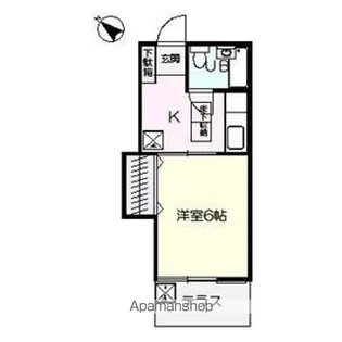 コーポ山本【2階】の間取り