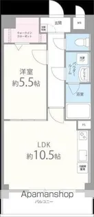 モントーレヒルズ東櫛原【5階】の間取り